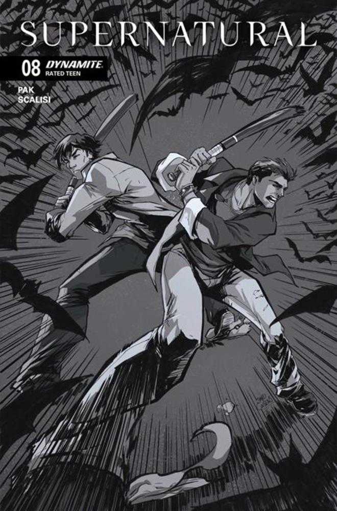Supernatural #8 Cover G 1 in 10 David Cousens Line Art Variant