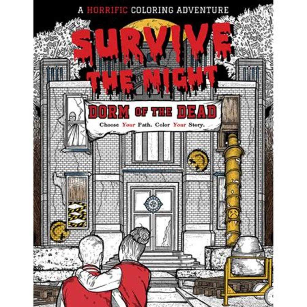 Survive The Night Dorm Of The Dead TPB A Horrific Coloring Adventure