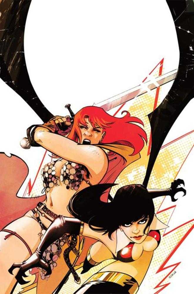 Vampirella vs Red Sonja Red City #1 Cover K Inc 1:20 Sebastian Piriz Full Art Variant