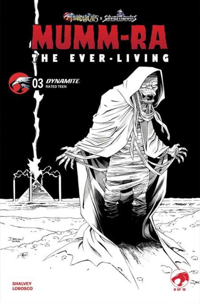 Mumm Ra The Ever Living #3 Cover L Inc 1:7 Declan Shalvey Line Art Full Art Variant