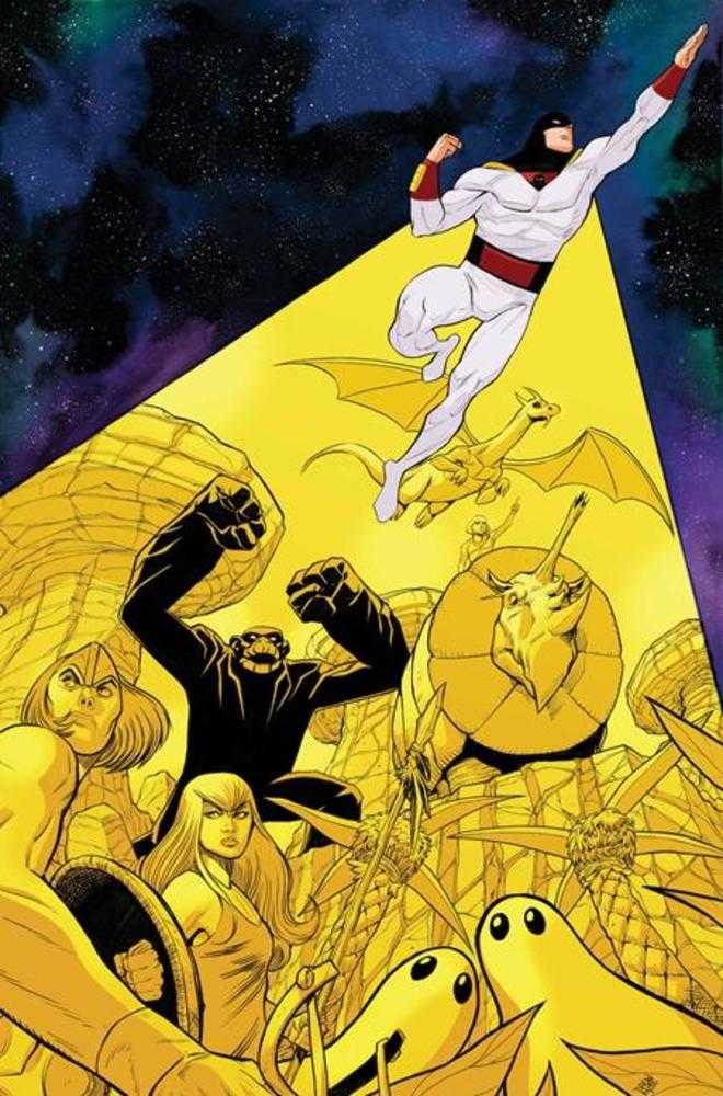 Space Ghost vs The Herculoids #1 Cover N 1 in 25 Drew Moss Full Art Variant