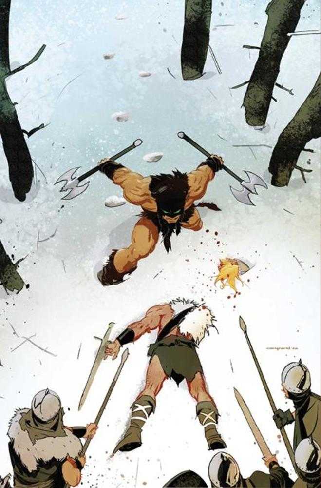 Fire And Ice Darkwolf #4 Cover H 1 in 10 Cary Nord Full Art Variant