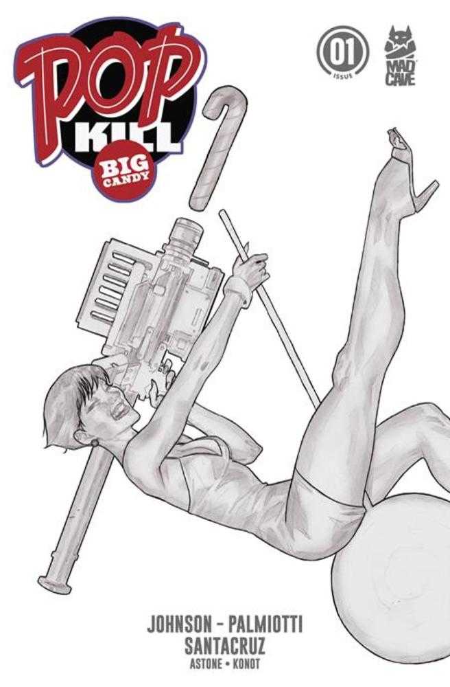 Pop Kill Big Candy #1 (Of 4) Cover J Inc 1:20 Ben Caldwell Pencil Variant (Mature)