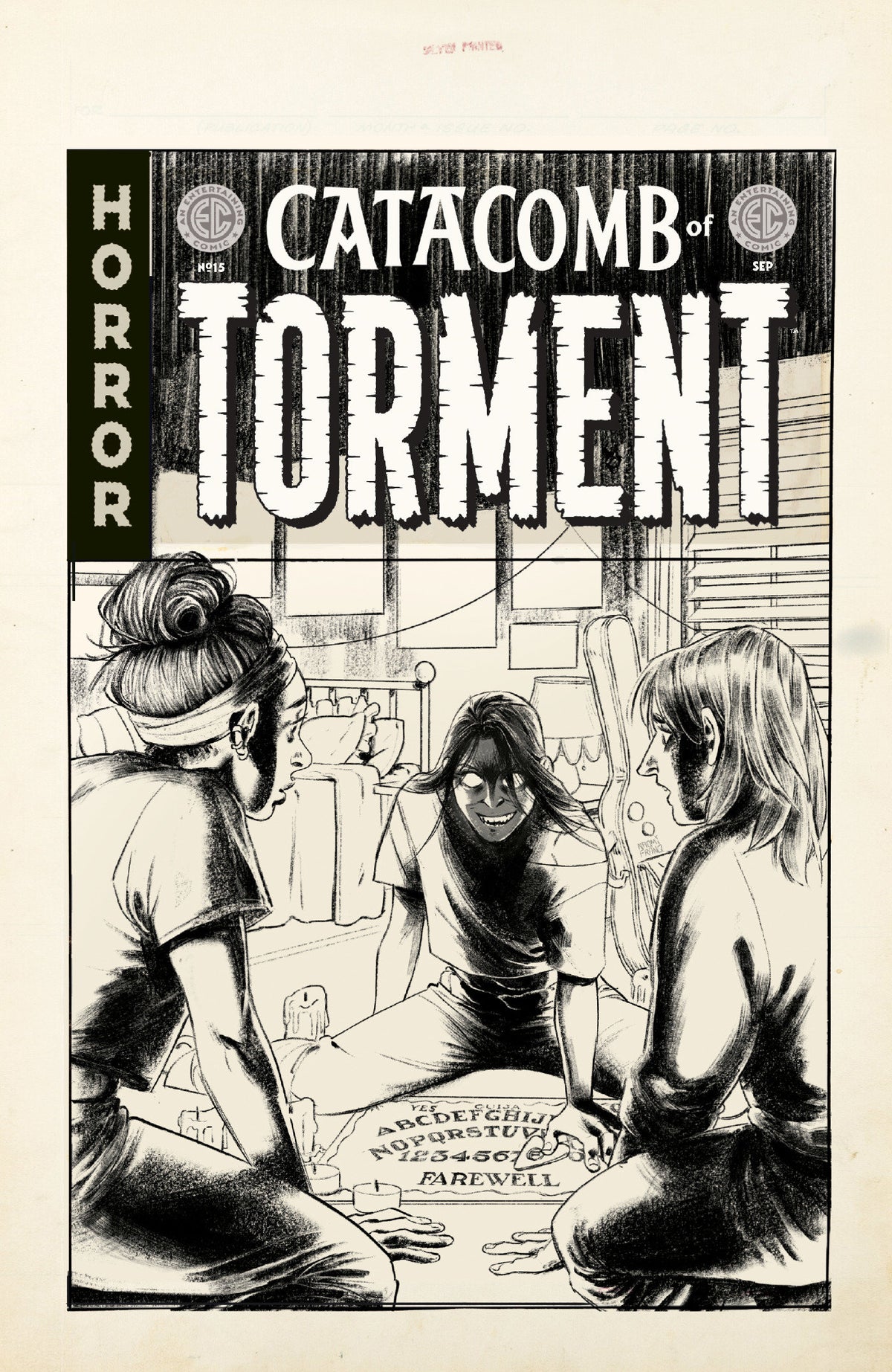 EC Catacomb Of Torment #15 Cover D Inc 1:20 Naomi Franq Black & White Artist Edition Variant