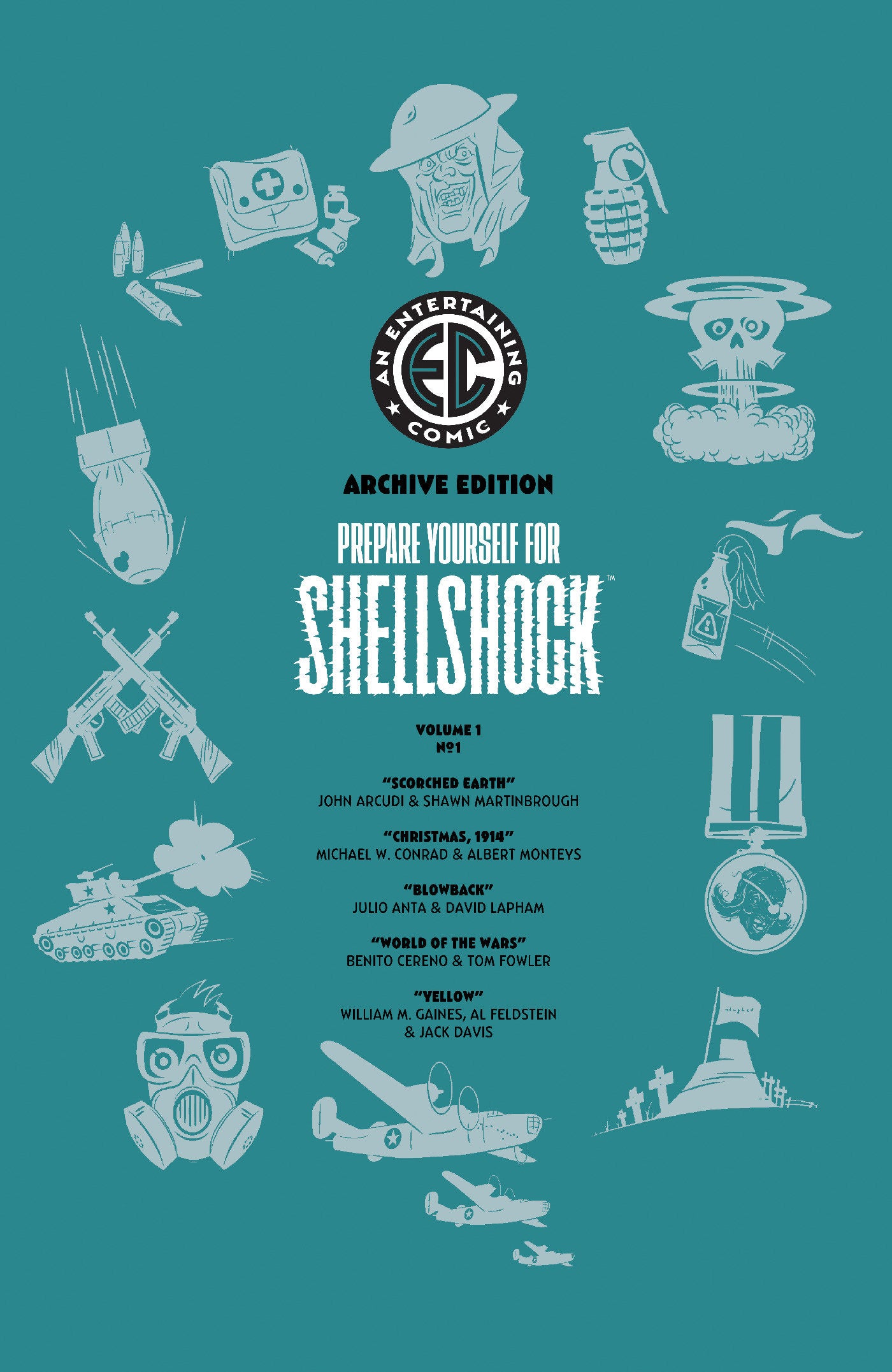EC Shellshock #1 Cover G 1 in 50 Rian Hughes Archive Edition Variant
