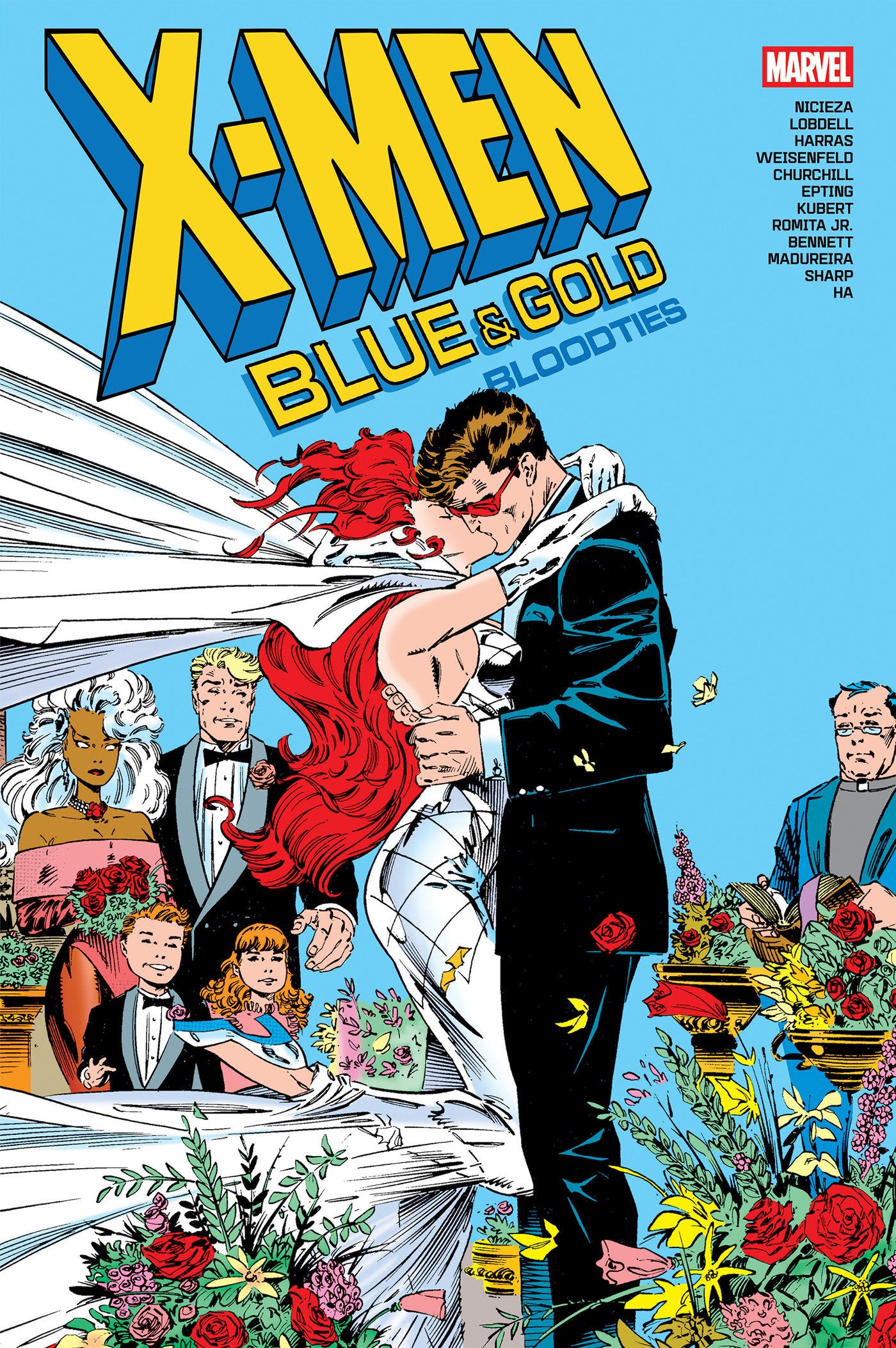 X-Men: Blue & Gold Bloodties Omnibus Andy Kubert Cover