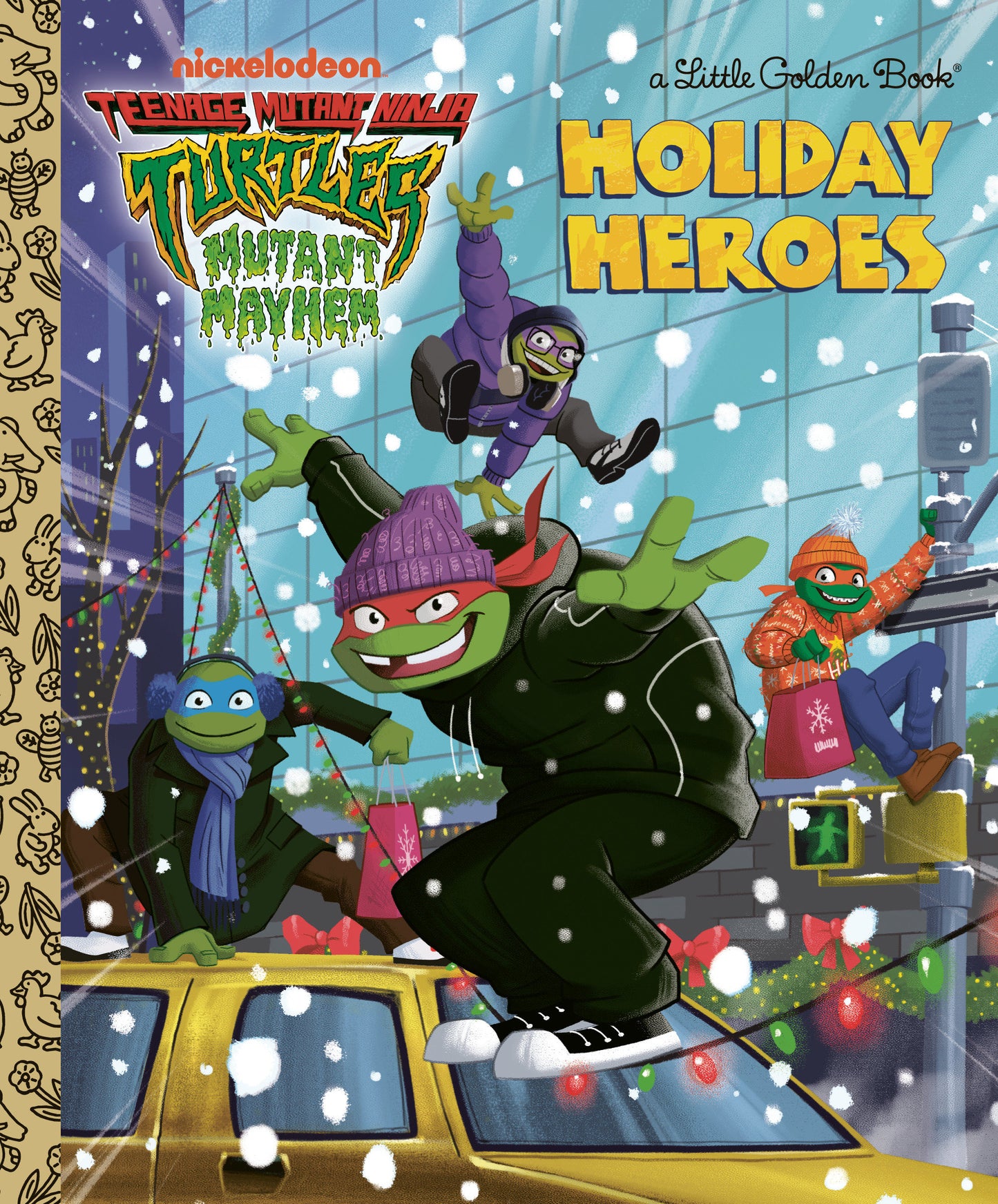 Holiday Heroes (TMNT) Little Golden Book