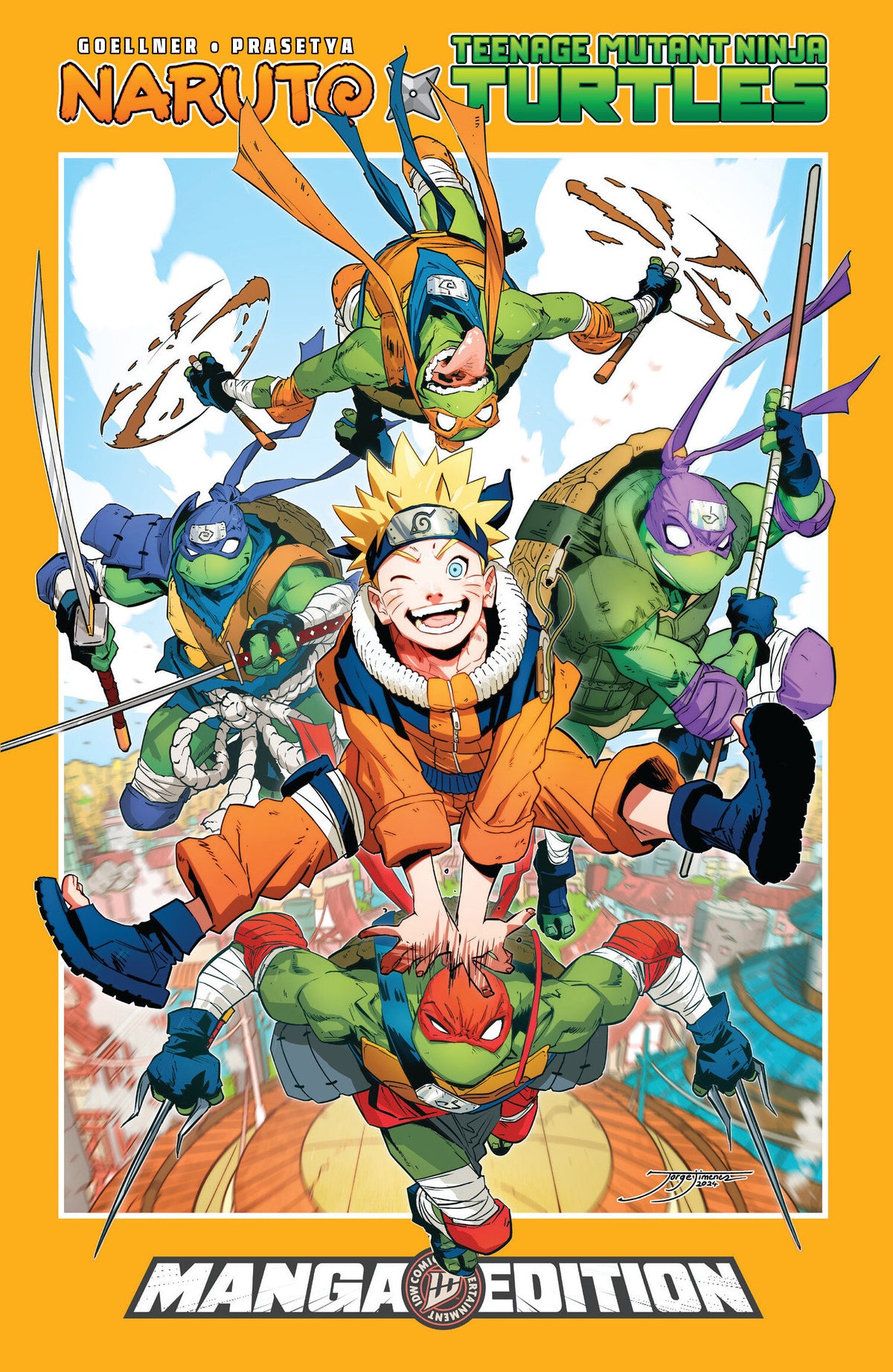 Naruto X Teenage Mutant Ninja Turtles TPB Manga Style Edition