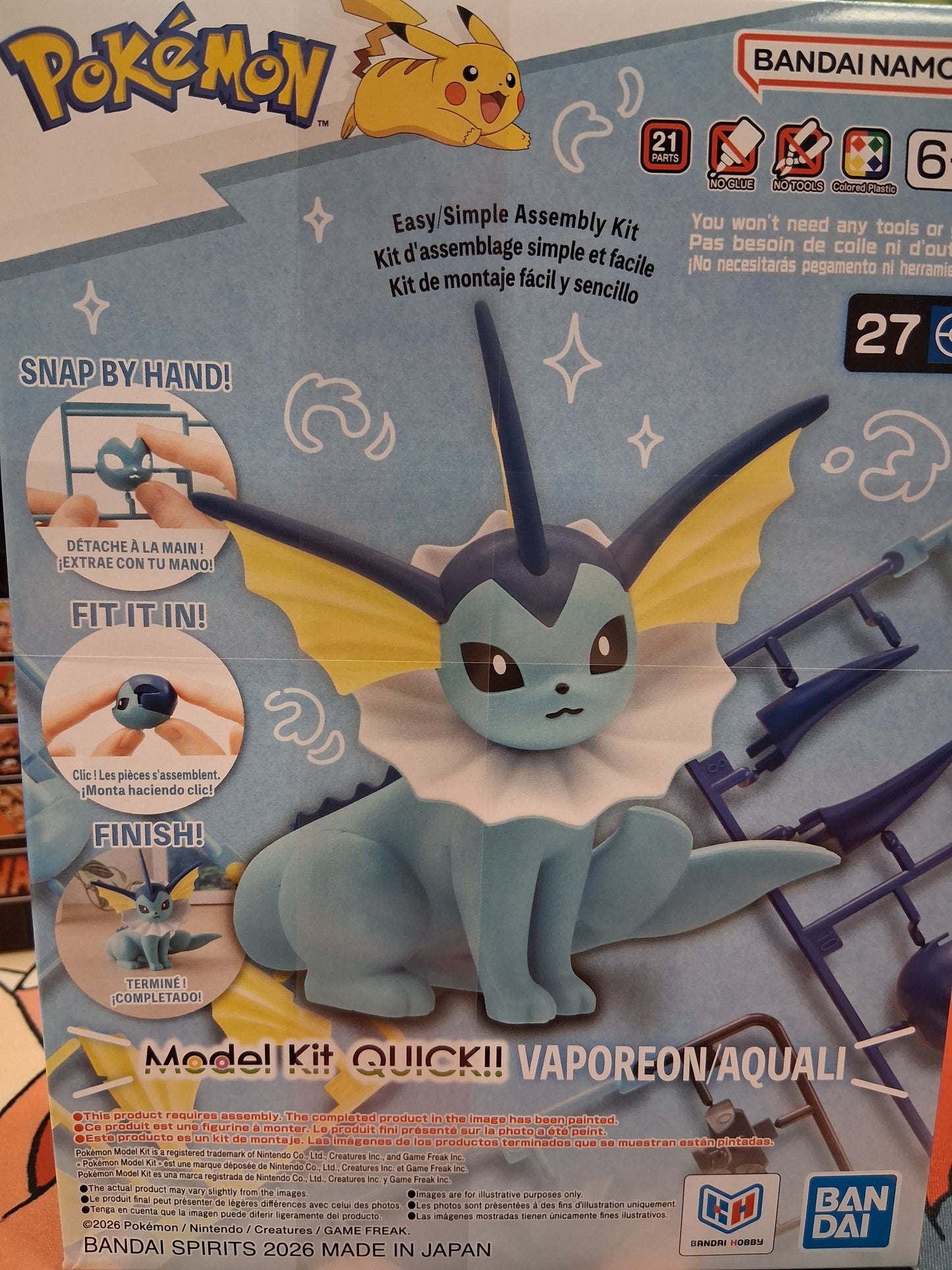 Pokemon Quick! 27 Vaporeon Gundam MK