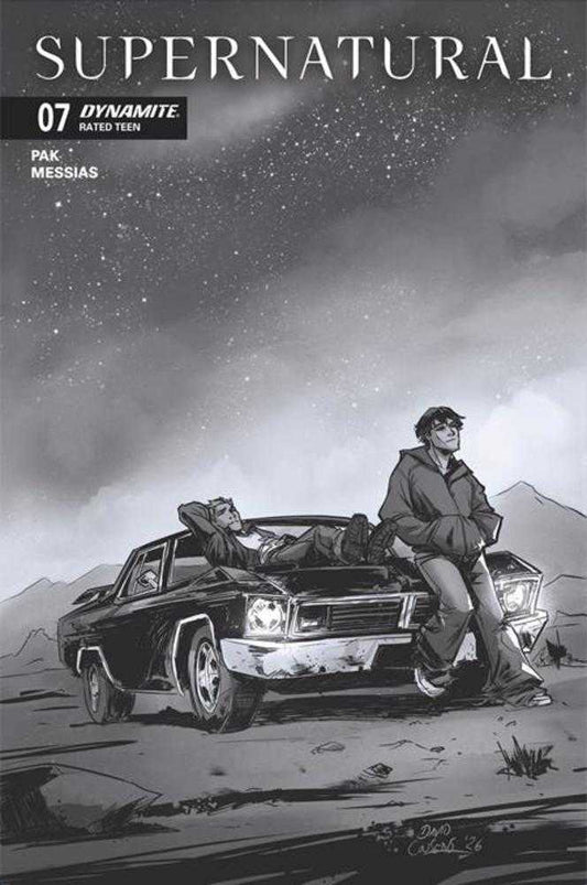 Supernatural #7 Cover G 1 in 10 David Cousens Line Art Variant