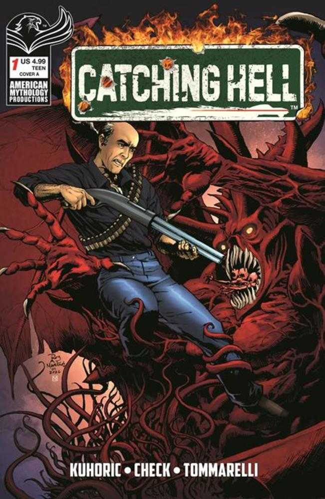 Catching Hell Feat Reggie Bannister #1 Cover A Roy Allan Martinez