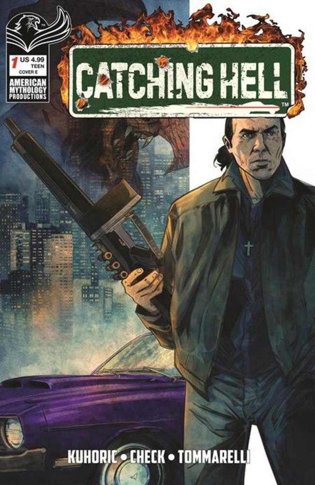 Catching Hell Feat Reggie Bannister #1 Cover E Emanuele Tommarelli Variant