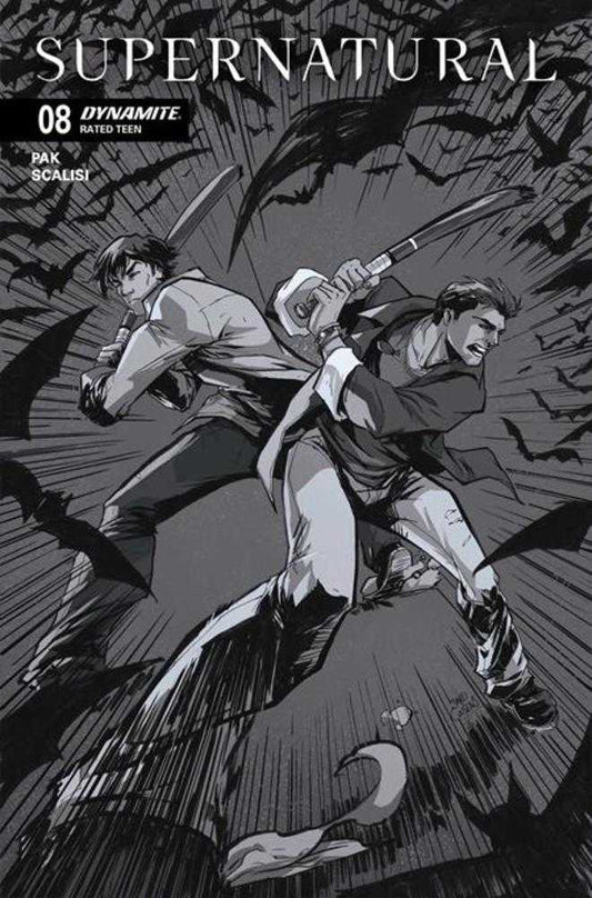 Supernatural #8 Cover G 1 in 10 David Cousens Line Art Variant