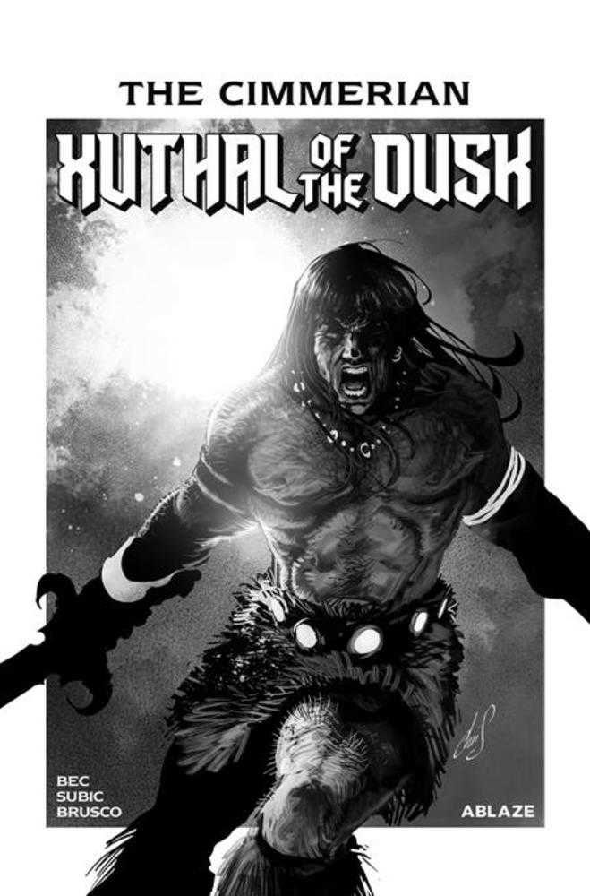 Cimmerian Xuthal Of The Dusk #1 (Of 3) Cover E 1 in 25 Chris Regnault Black & White Variant (Mature)