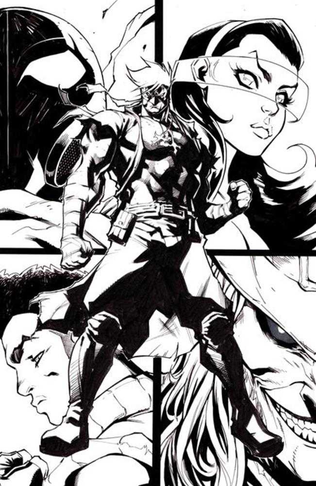 Final Boss #11 Cover D 1 in 25 Ale Garza Black & White Full Art Variant (Mature)