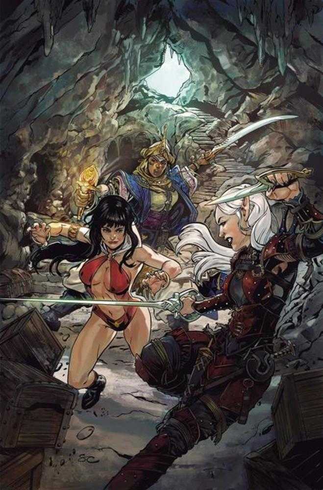 Pathfinder Vampirella Blade Of Darkness #1 Cover J Inc 1:20 Steven Cummings Full Art Variant