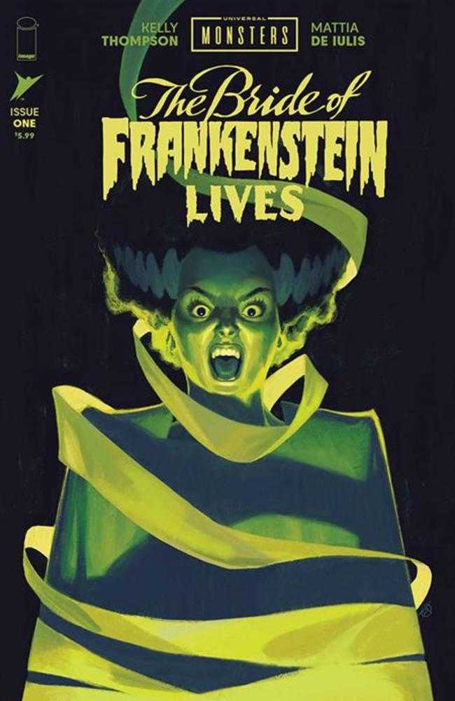 Universal Monsters The Bride Of Frankenstein Lives #1 (Of 4) Cover H 1 in 100 David Talaski Foil Variant