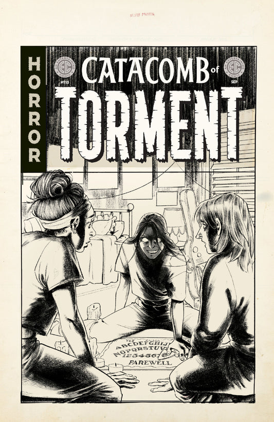 EC Catacomb Of Torment #15 Cover D Inc 1:20 Naomi Franq Black & White Artist Edition Variant