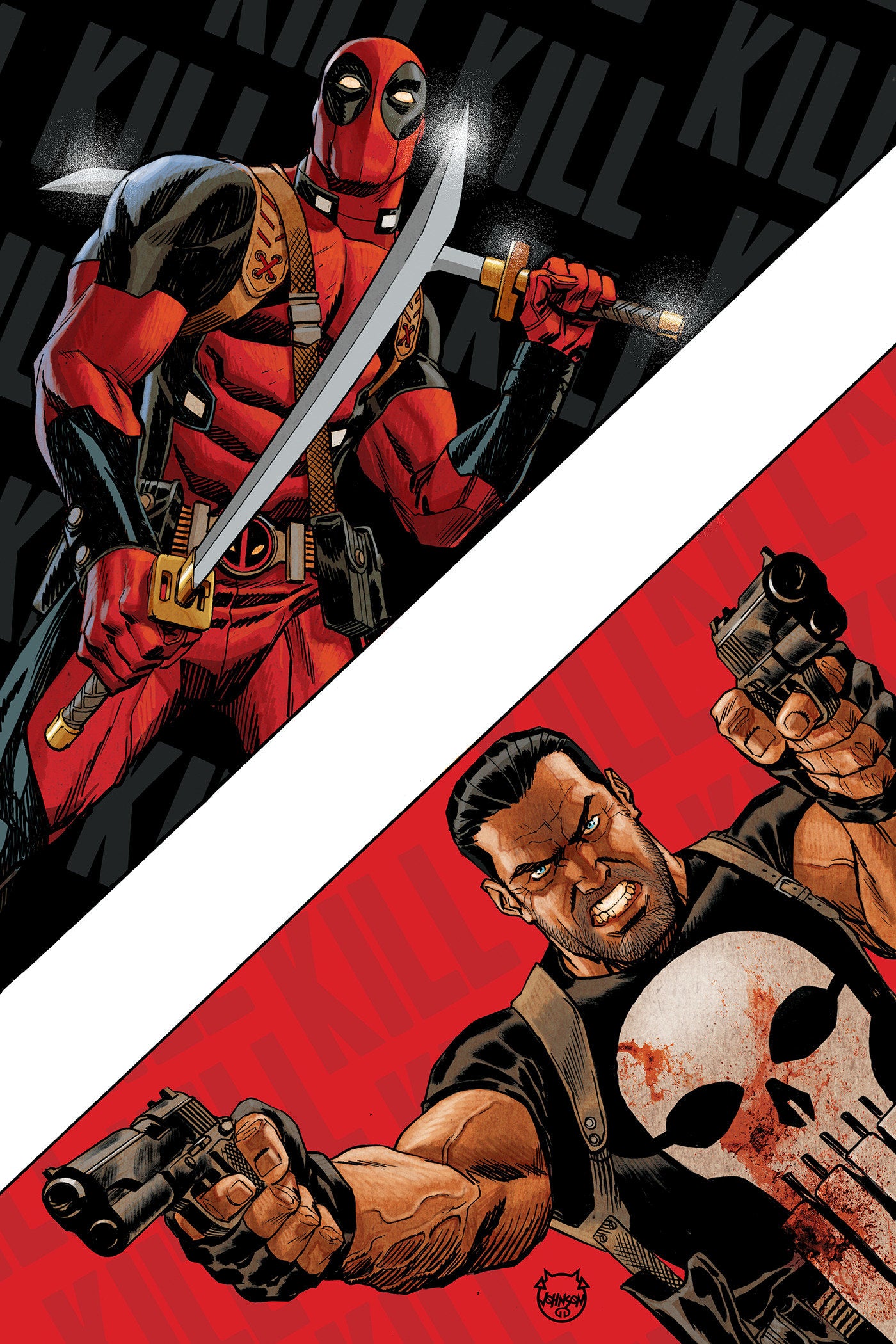 Wade Wilson: Deadpool #8 Dave Johnson Full Art Variant [Bg]