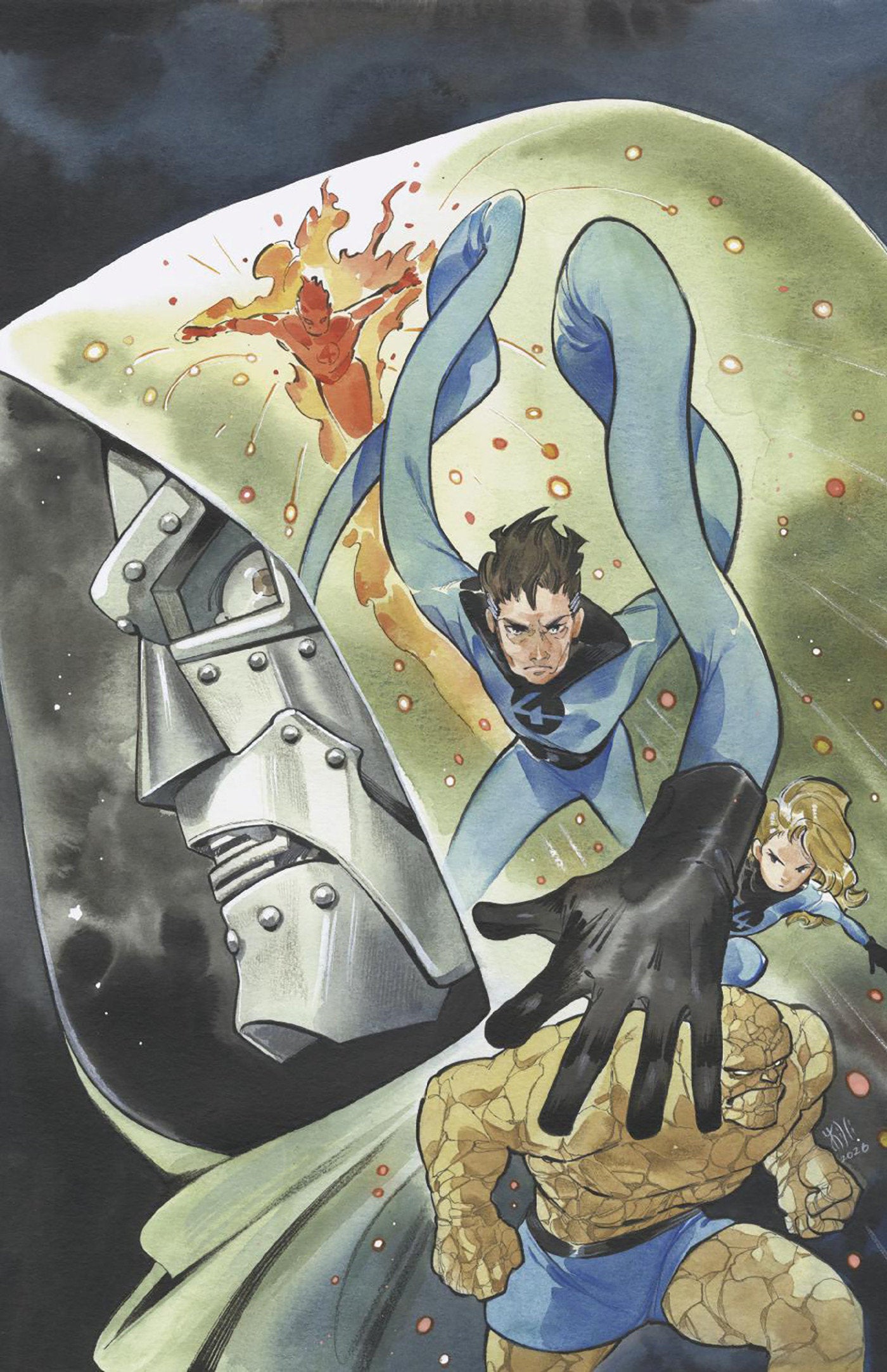 Challenges Of Doom: Mr. Fantastic #1 Peach Momoko Full Art Variant