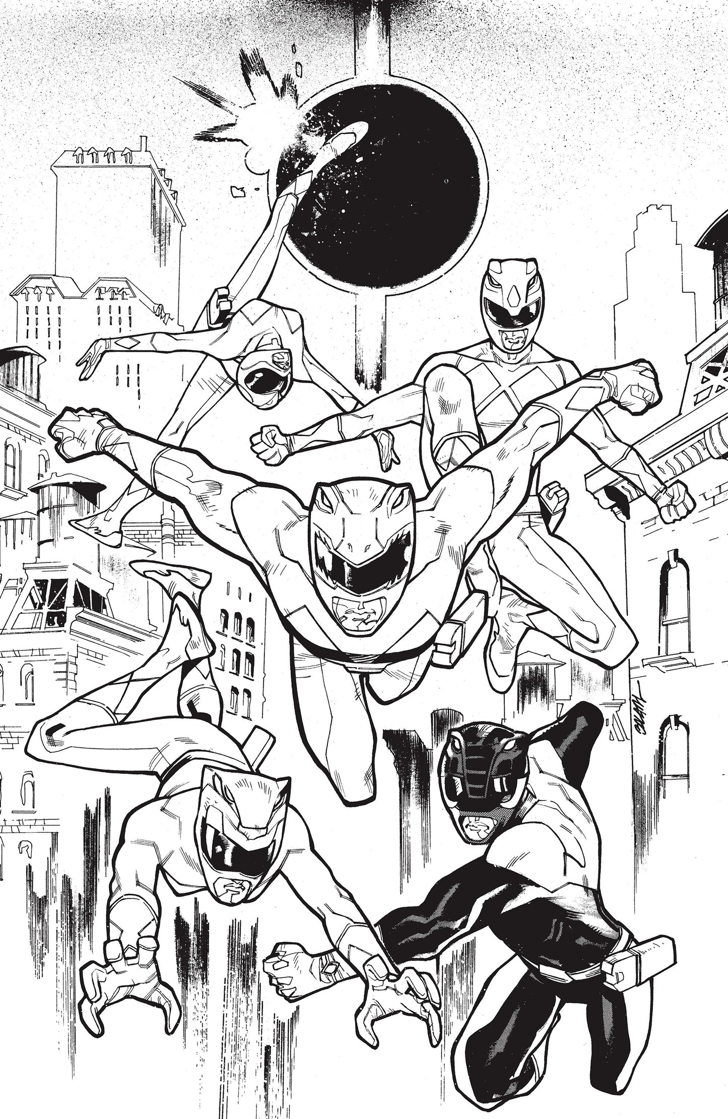 Mighty Morphin Power Rangers (2026) #2 H 1 in 25 Variant Edition (Full Art, Balám)