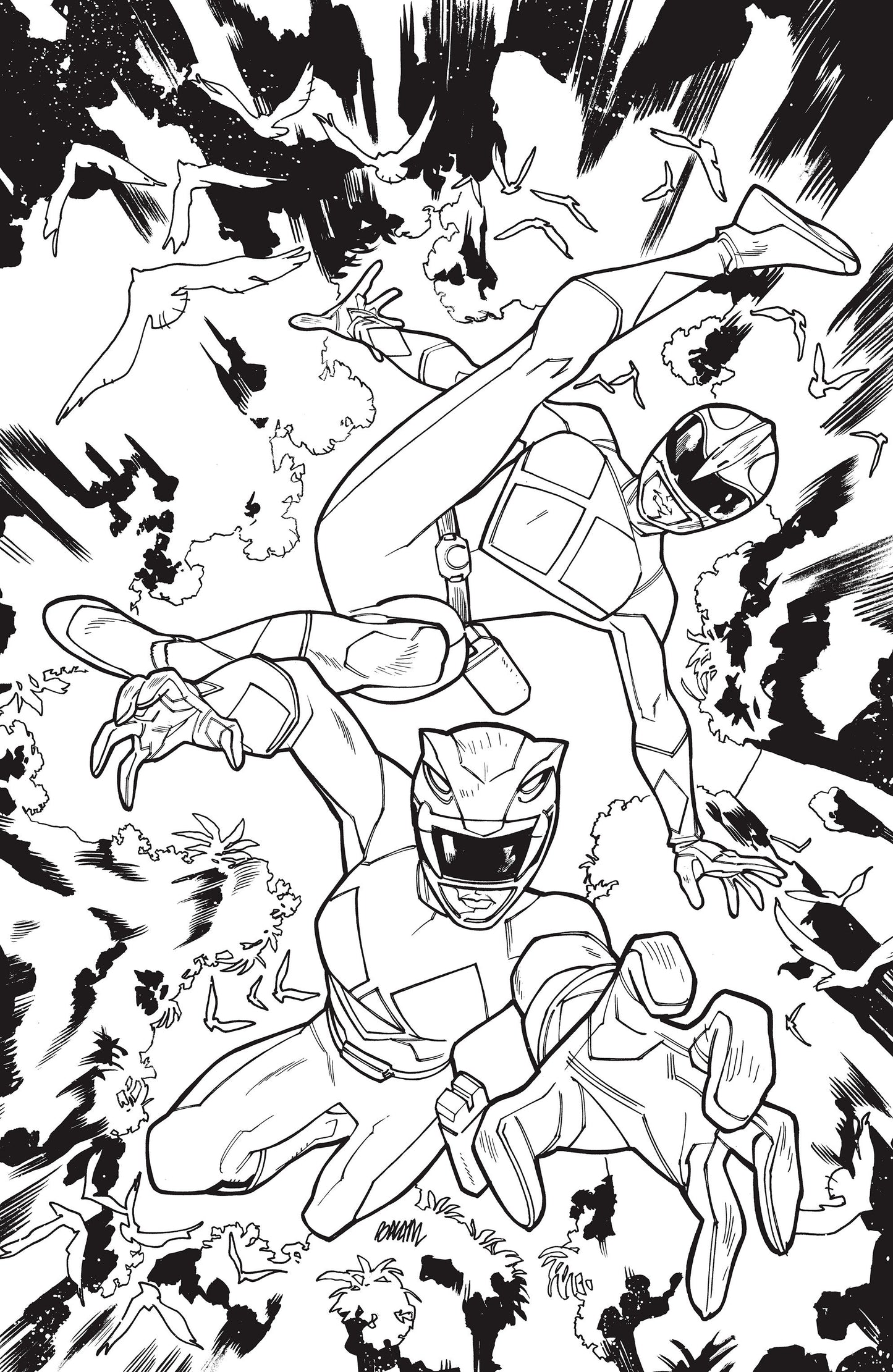 Mighty Morphin Power Rangers (2026) #3 H 1 in 25 Variant Edition Variant (Full Art, Balám)
