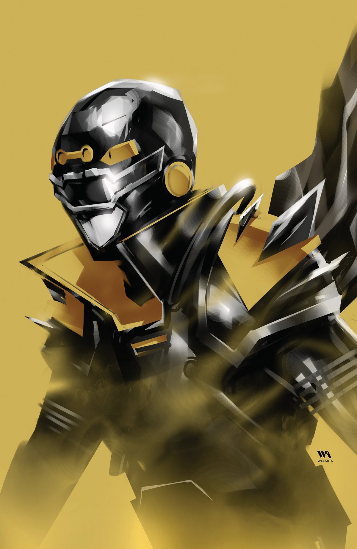 Power Rangers Unlimited #4 G 1 in 25 Variant Edition Variant (Full Art, Dinh)