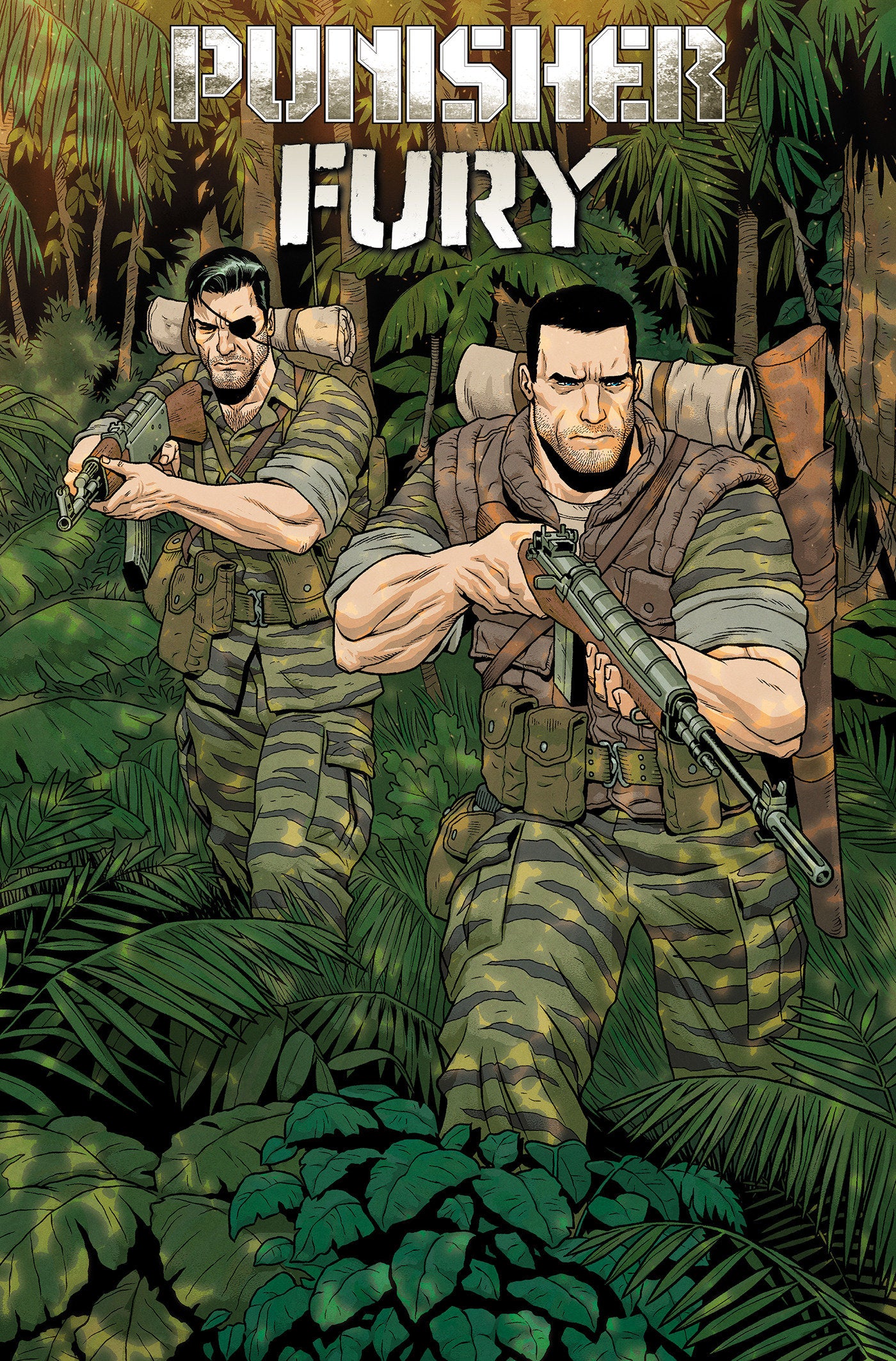 Punisher & Fury Max By Garth Ennis Omnibus Burrows Cover [DM Exclusive]