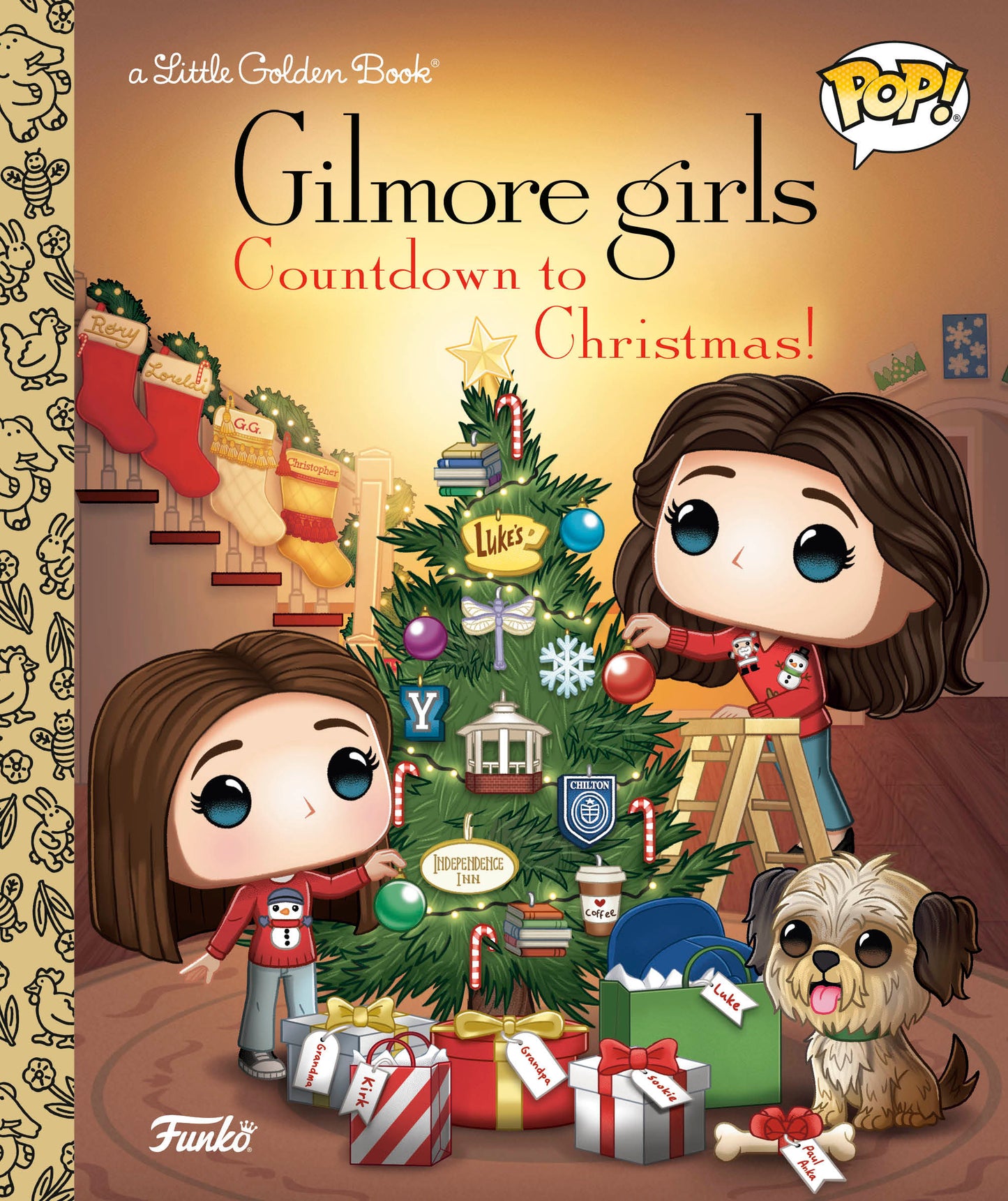Gilmore Girls: Countdown To Christmas! (Funko Pop!) Little Golden Book