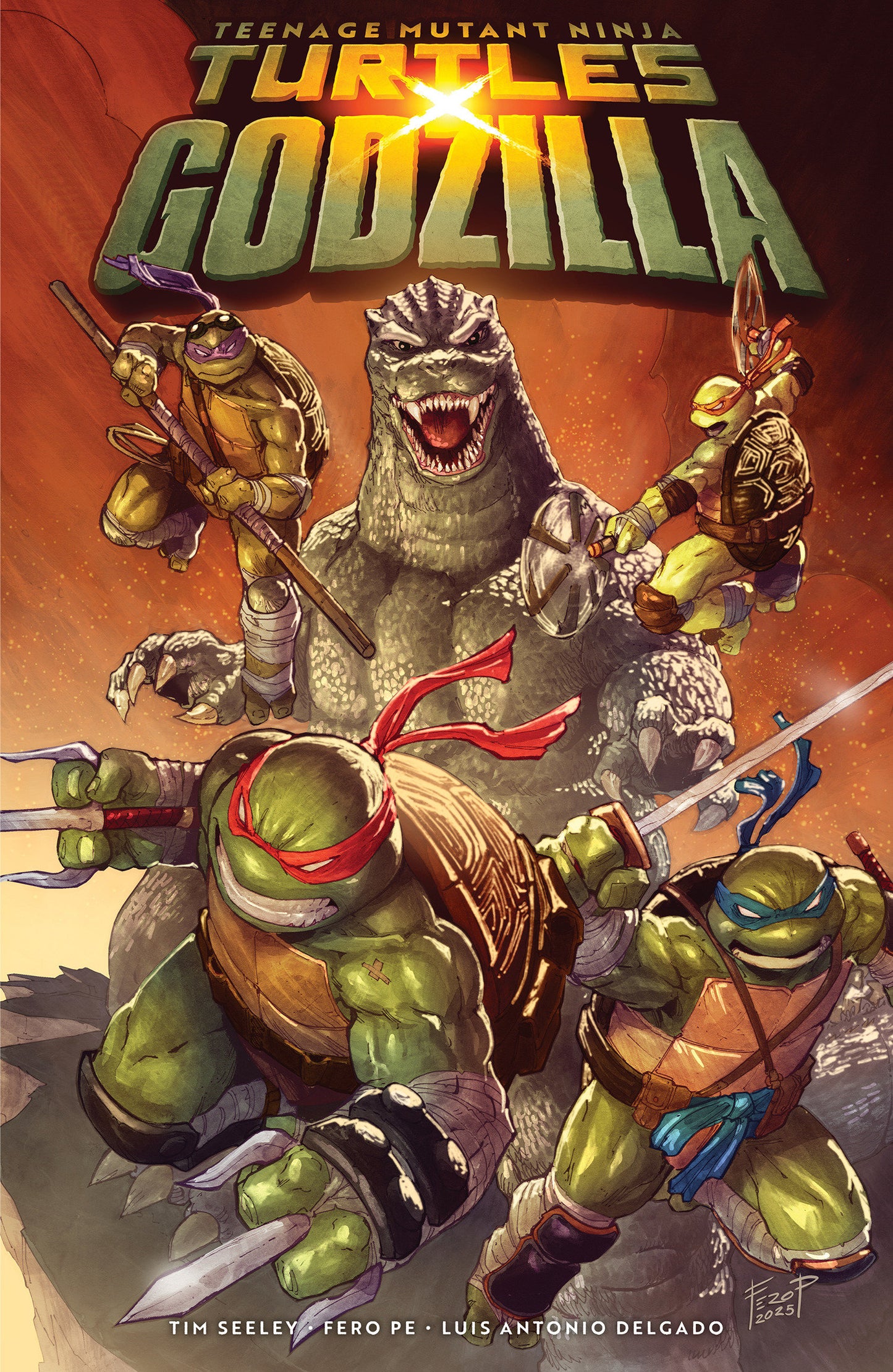 Teenage Mutant Ninja Turtles X Godzilla TPB