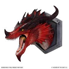 Dungeons And Dragons Replicas of the Realm Red Dragon 12" Trophy Plaque